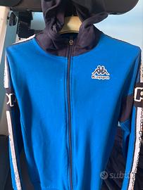 Felpa Kappa con cappuccio 12 anni / 152 cm – blu