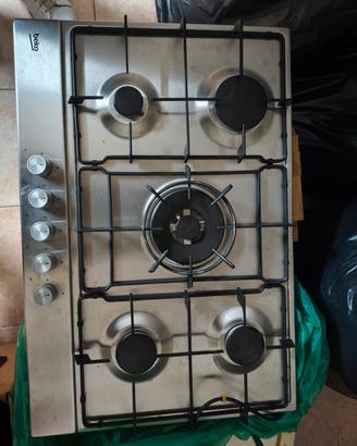 piano cottura Beko gas 5 fuochi