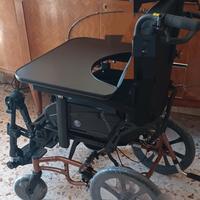 poltrona polifunzionale basculante con tavolino