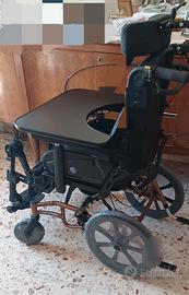 poltrona polifunzionale basculante con tavolino