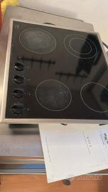 piano cottura in vetroceramica  rex