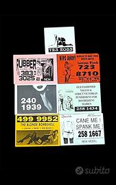 Sex Cards originali Londra anni ‘90