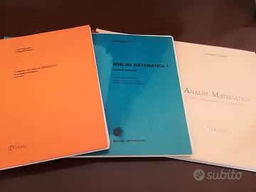 libri primo anno facoltà scientifiche