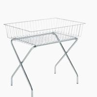 Cesta Pieghevole Cromata Grande