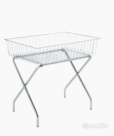 Cesta Pieghevole Cromata Grande