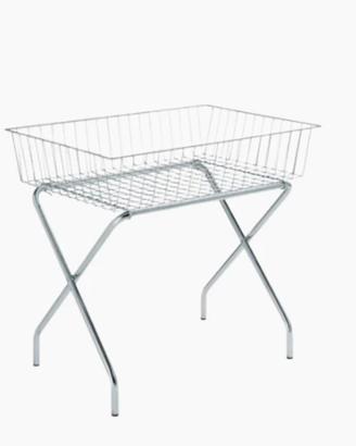 Cesta Pieghevole Cromata Grande