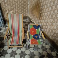 sedia e sedia a sdraio per bambini