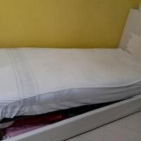 letto singolo con contenitore 