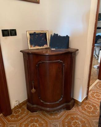angoliera angolare in legno 