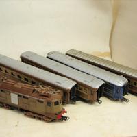 LIMA TRENO con locomotiva  e424 FS