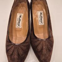 scarpe camoscio marroni