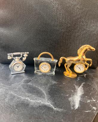 Mini orologi da collezione