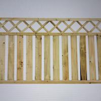 Staccionata Stisa in legno naturale L 180 x H 90 c