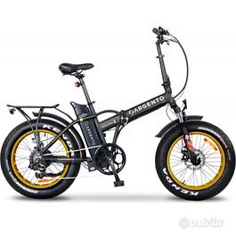 E bike fat pedalata assistita Argento mini Max S 