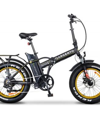 E bike fat pedalata assistita Argento mini Max S 