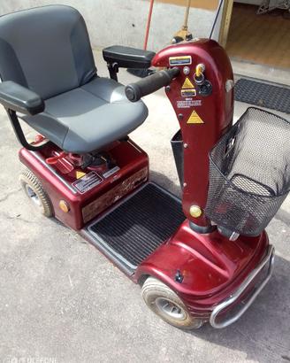 Scooter elettrico per anziani rosso