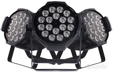 Zoom par led 18x18 rgbwa uv