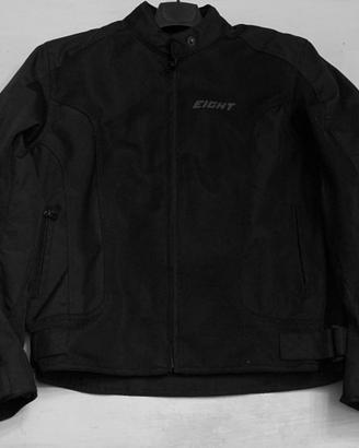 giacca moto Eight Trekk nera