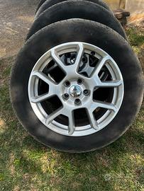 Gomme e cerchi originali da 17 per jeep renegade