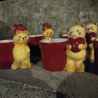 5 piccoli vasi in ceramica Roma Nova