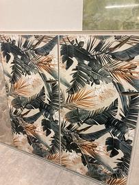 Piastrella in gres 60x120 effetto carta da parati