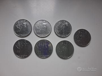 Lotto monete da 50 e 100 lire