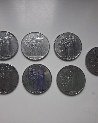 Lotto monete da 50 e 100 lire