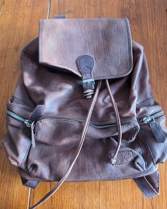 zaino in pelle 