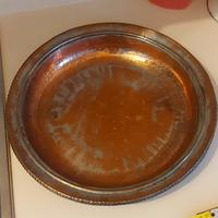 piatto decorativo in rame