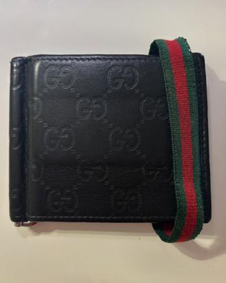 Portafoglio Bifold Gucci con fermasoldi