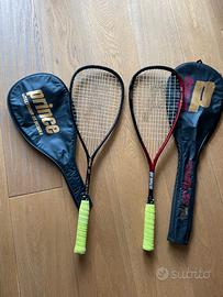 Racchette da squash Prince Extender come nuove