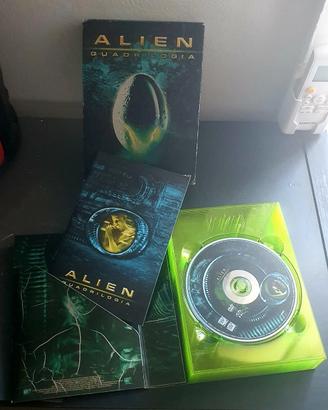 quadrilogia 9 dvd  cartonata alien 