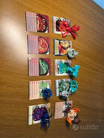 Lotto 7 Bakugan Vintage Spin Master + 9 Carte