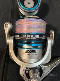 Coppia di mulinello trabucco krius 4500 sw