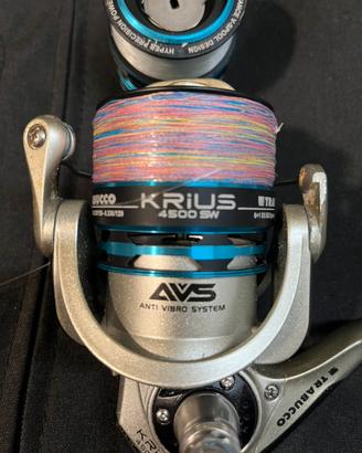 Coppia di mulinello trabucco krius 4500 sw