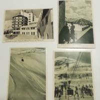 Quattro cartoline d'epoca Sestriere 