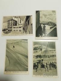 Quattro cartoline d'epoca Sestriere 