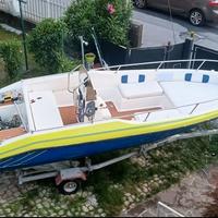 Barca open 5.5 mt busco