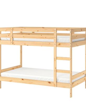 Letto a castello IKEA MYDAL + 2 Materassi compresi