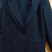 Tailleur da donna blu scuro, taglia 44, come nuovo