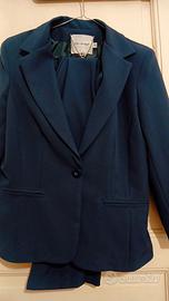 Tailleur da donna blu scuro, taglia 44, come nuovo