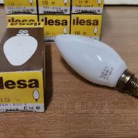 STOCK 8 PZ. LAMPADA OLIVA OPALE E14 220V 15W