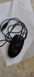 Mouse con filo Genius nero