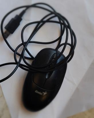 Mouse con filo Genius nero