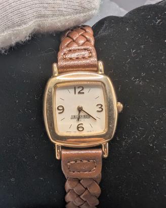 Junghans Quartz vintage – Cassa dorata quadrata, s