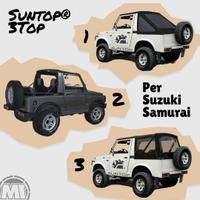 Capote Suzuki Samurai SJ Santana 3Top Suntop -Nera