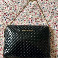 Borsa / pochette Armani Jeans nera lucida