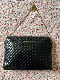 Borsa / pochette Armani Jeans nera lucida