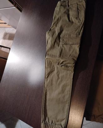 pantalone cargo  verdi - tg. 52