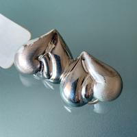 Orecchini argento a cuore